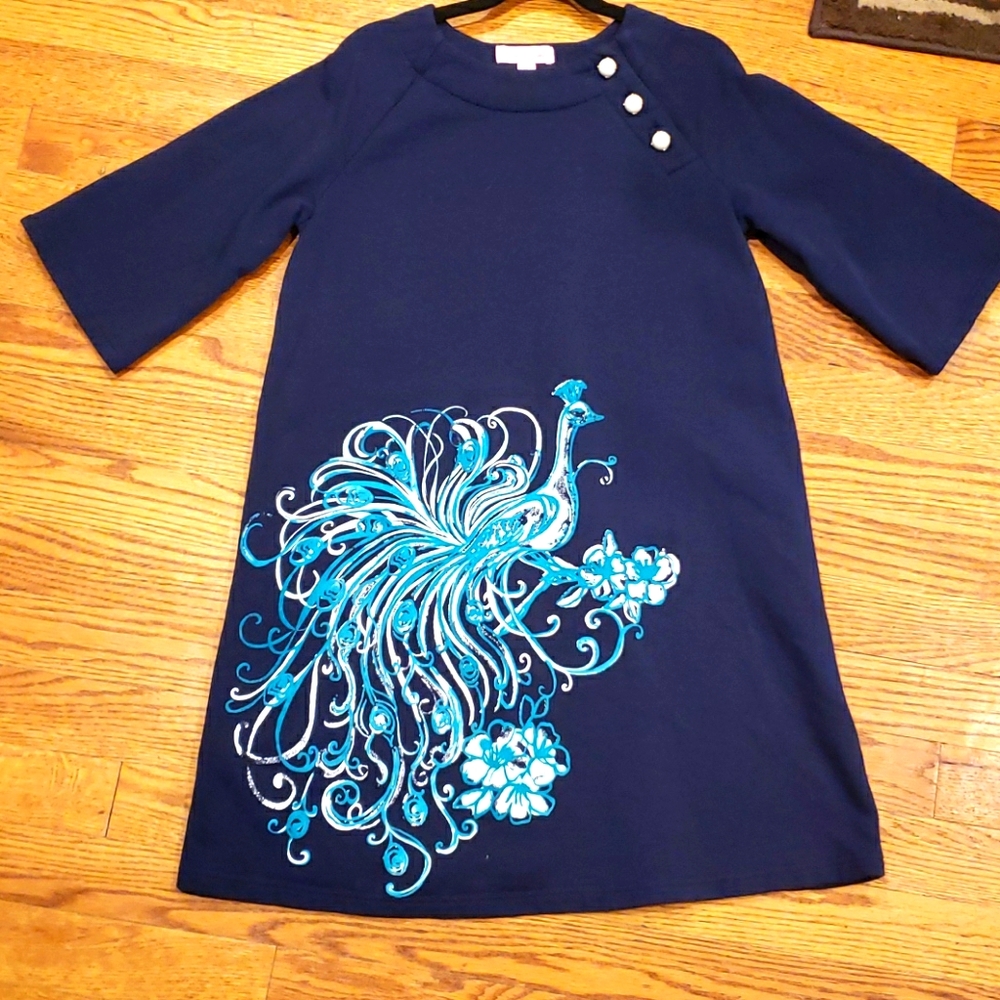 Lilly Pulitzer peacock dress